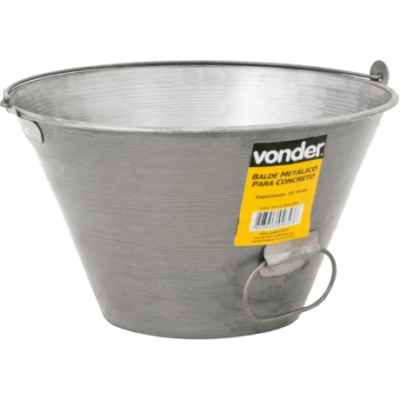 Balde p/ concreto aço galvanizado