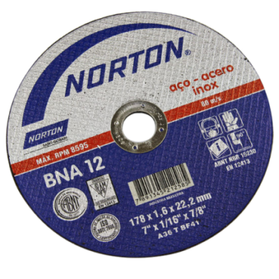Disco de corte fino Norton