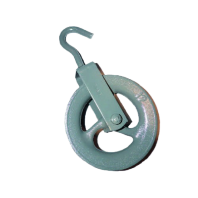 Roldana para poço com gancho
