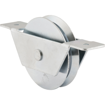 Roldana para cantoneira com suporte aberto